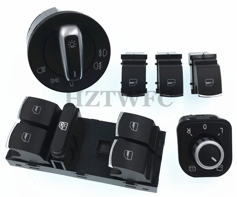 5ND959565A 5ND959857 5ND959855 5ND941431A новый для VW Passat B6 Tiguan Jetta Golf MK5 MK6 CC переключатель зеркала |