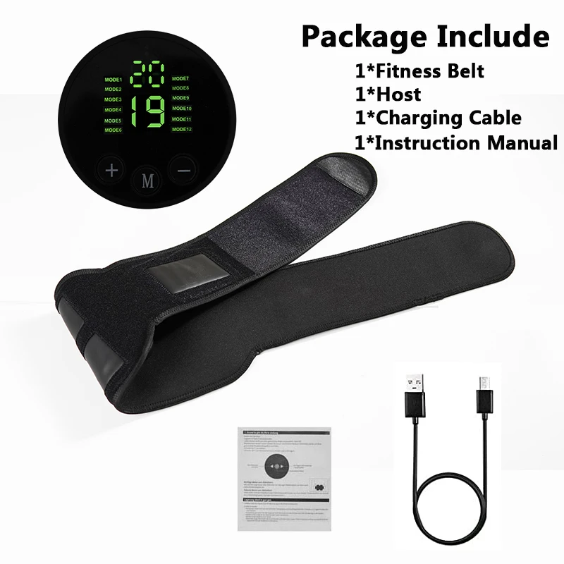 Тренажер для мышц брюшного пресса стимулятор ремень фитнеса электронный
