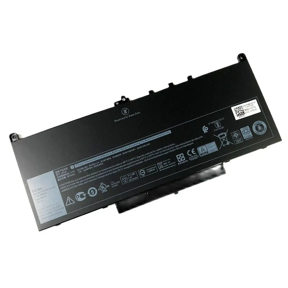 

7,6 V 55Wh Новый J60J5 настоящая аккумуляторная батарея для ноутбука для Dell Latitude E7270 E7470 E7260 7270 7470 J6OJ5 R1V85 MC34Y 242WD