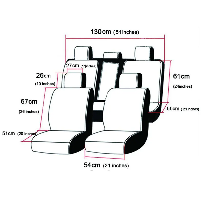 Комплект чехлов на автомобильные сиденья для Toyota Lc200 Mark 2 Premio Prius 20 30 Rav 4 Rav4 Tundra Venza
