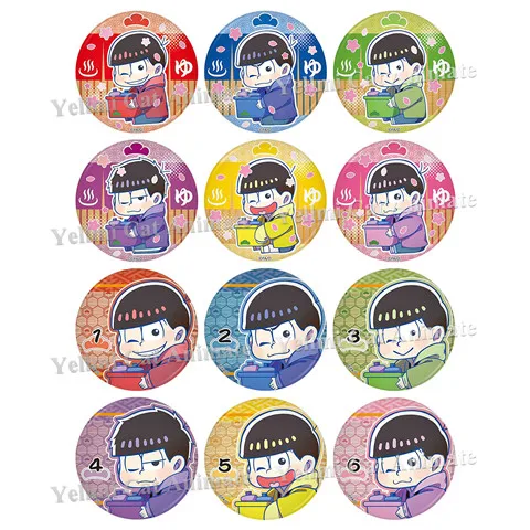 1 шт. брошь на рюкзак Mr osomatsu san Karamatsu Ichimatsu spilla 58 мм|Броши| |