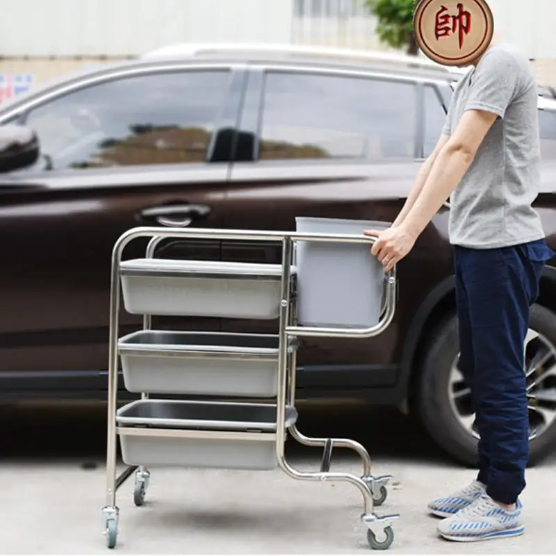 Приемник автомобиля приемник тележка для ресторана столовая посуда из