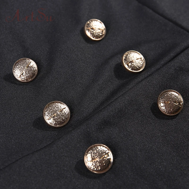 Женское Короткое облегающее платье Artsu черное винтажное мини с открытыми плечами