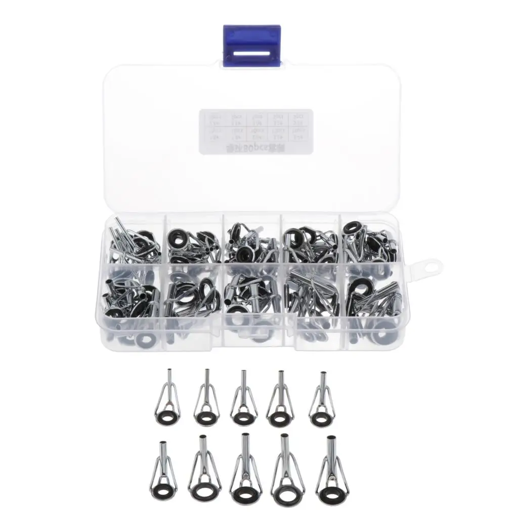 Набор запасных частей для спиннинга 80 шт./компл. направляющие наконечники