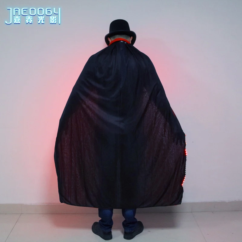 Высококачественная флуоресцентная светодиодная накидка для ночного шоу