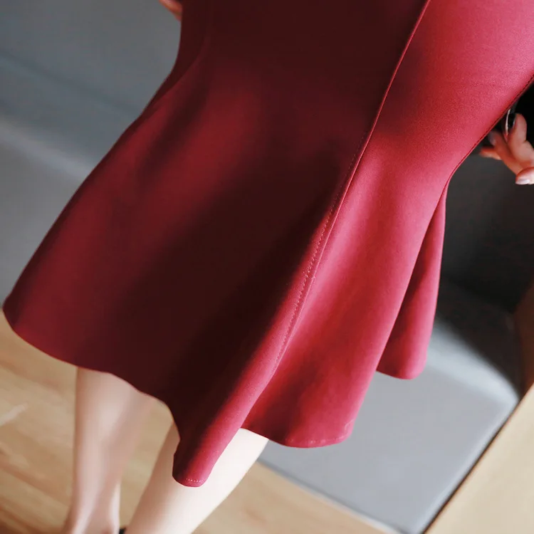 Женское элегантное платье с расклешенными рукавами сексуальное открытыми