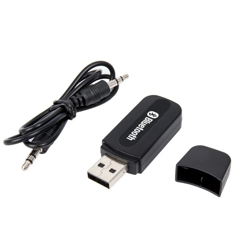 

USB BluEtooth Wireless For Car Music Audio Bluetooth Receiver Adapter Aux 3.5mm For Headphone Reciever