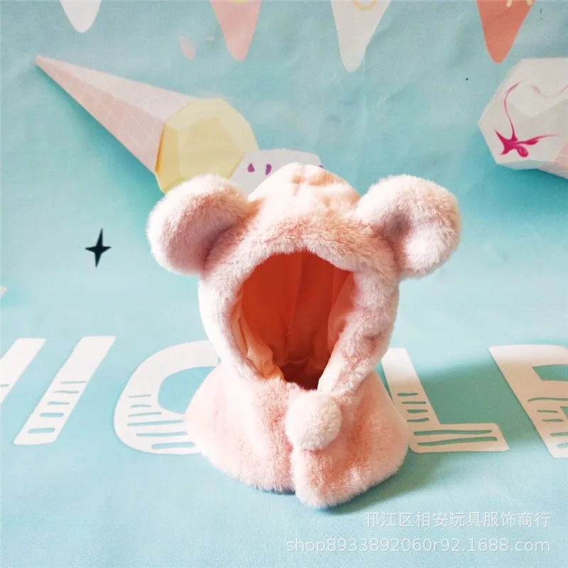 2021 New arrival idol Doll's Clothes &amp Accessoires: Cute Bear Hooded Cloak for 20cm Dolls KPOP Fans Collection | Игрушки и хобби
