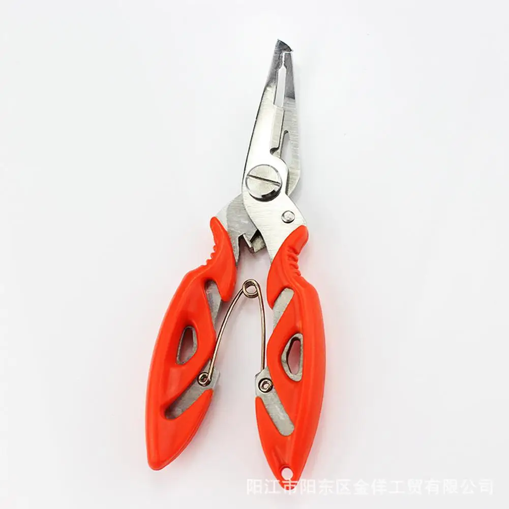 1 шт. рыболовные плоскогубцы ножницы с разделенным кольцом резак для лески из
