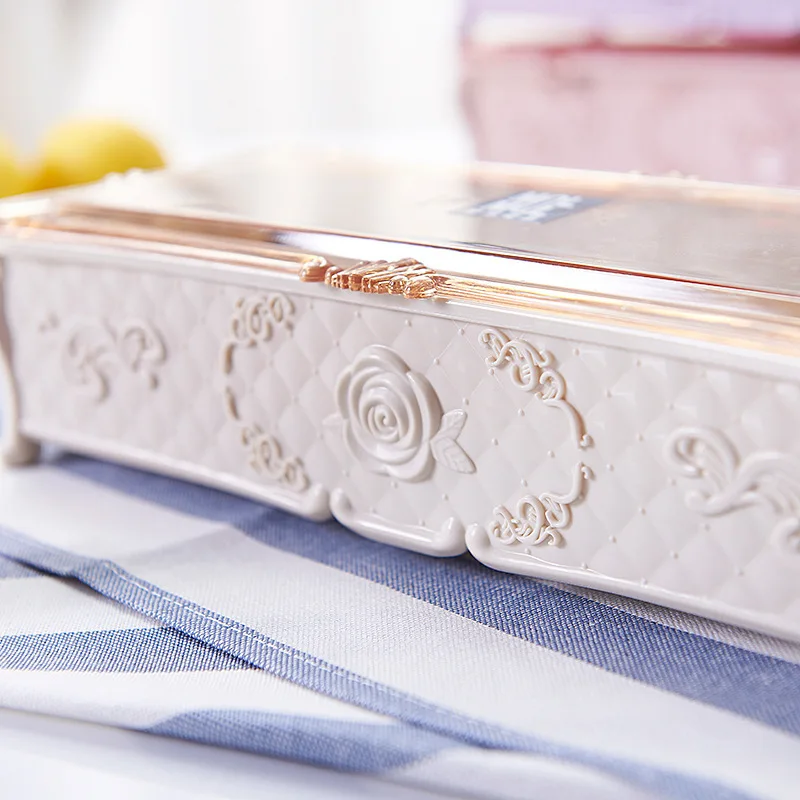 Оригинальность Роза резьба палочки коробка кухонные изделия Водоотведение