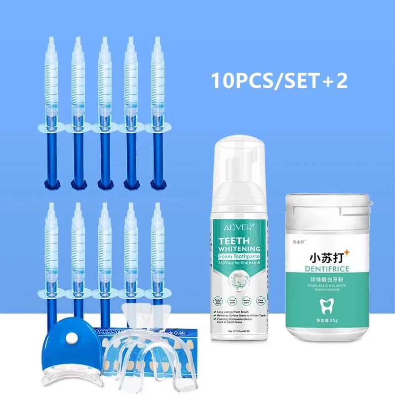 

Teeth Whitening Kit Whitening Powder Tooth Bleaching Serum Teeth Whitening Foam Toothpaste Teeth Whitening Gel Tooth Whitener