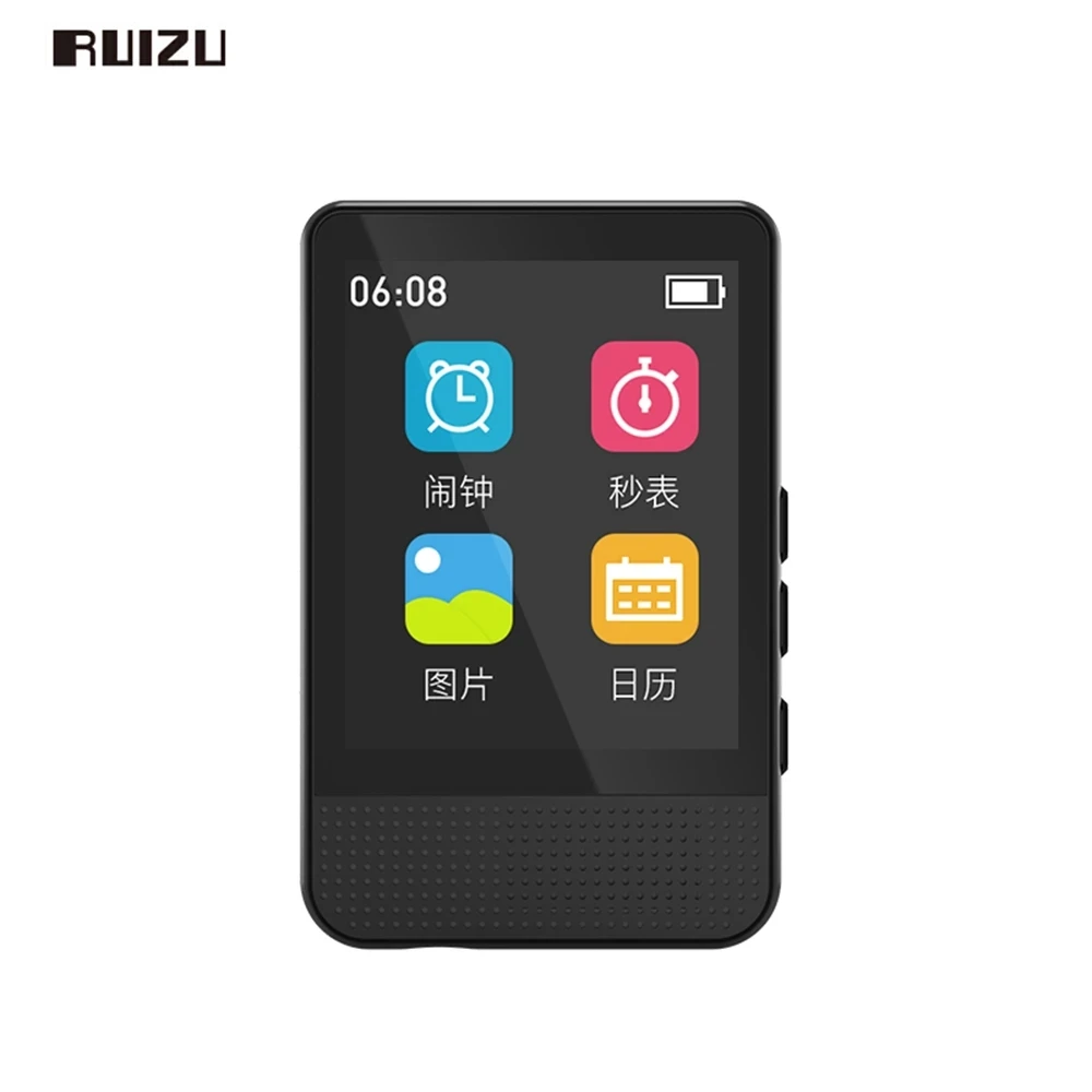 

RUIZU M16 MP3 Player Mit Bluetooth 5,0 & Lautsprecher Smart Touch 16/32GB HiFi Metall Mini Tragbare Walkman mit FM Radio Video E