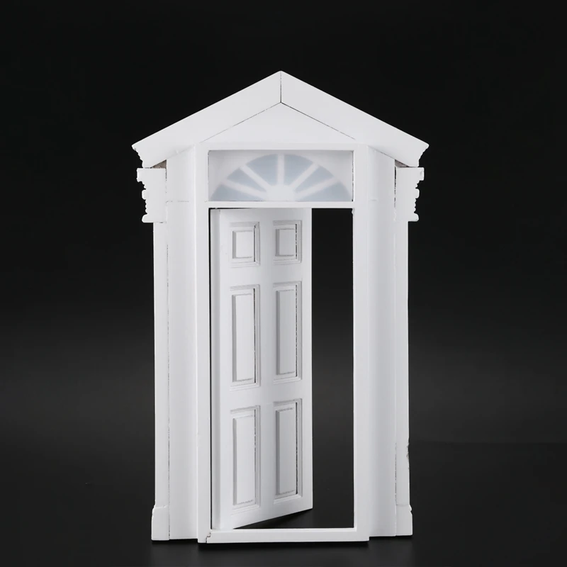 Модный винтажный кукольный домик 1:12 миниатюрное украшение Современная Белая