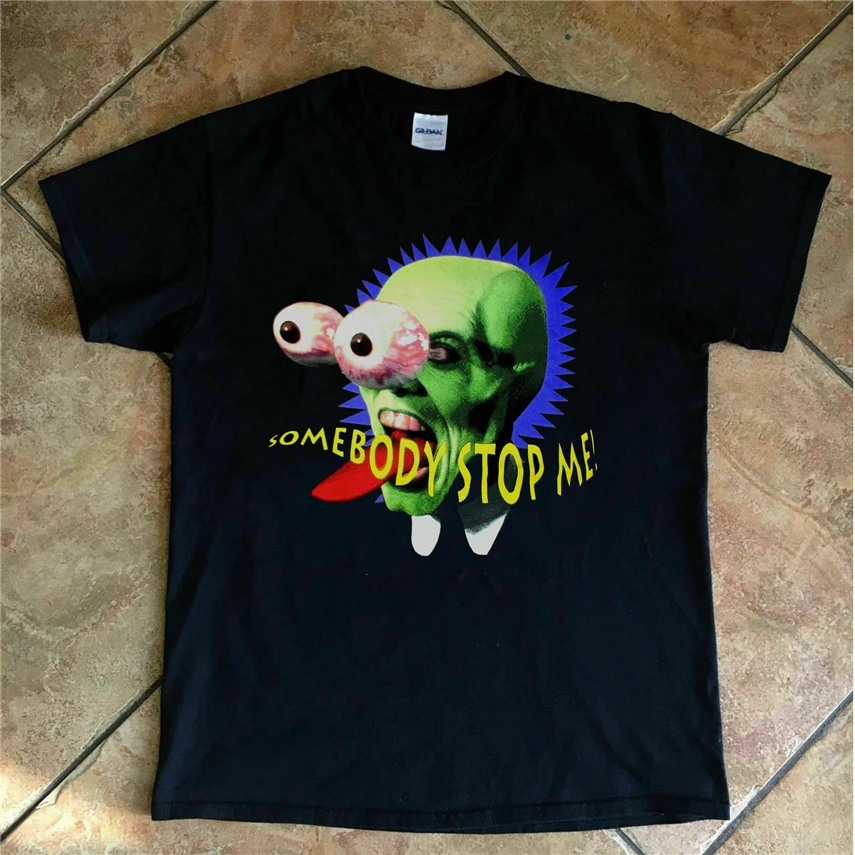 Редкая! Маска Фильм промо 90S футболка Джим Керри Винтаж 1994 комиксы Marvel! Футболка