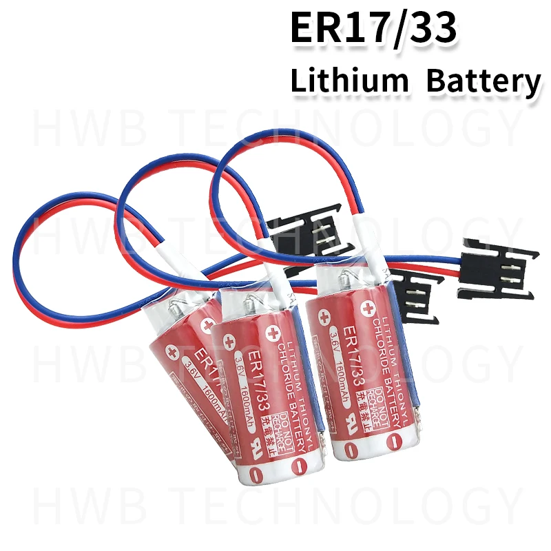 25 шт. батарея для Maxell ER17/33 3 6 V 1600mAh 2/3A 17330 PLC литиевые батареи с черным