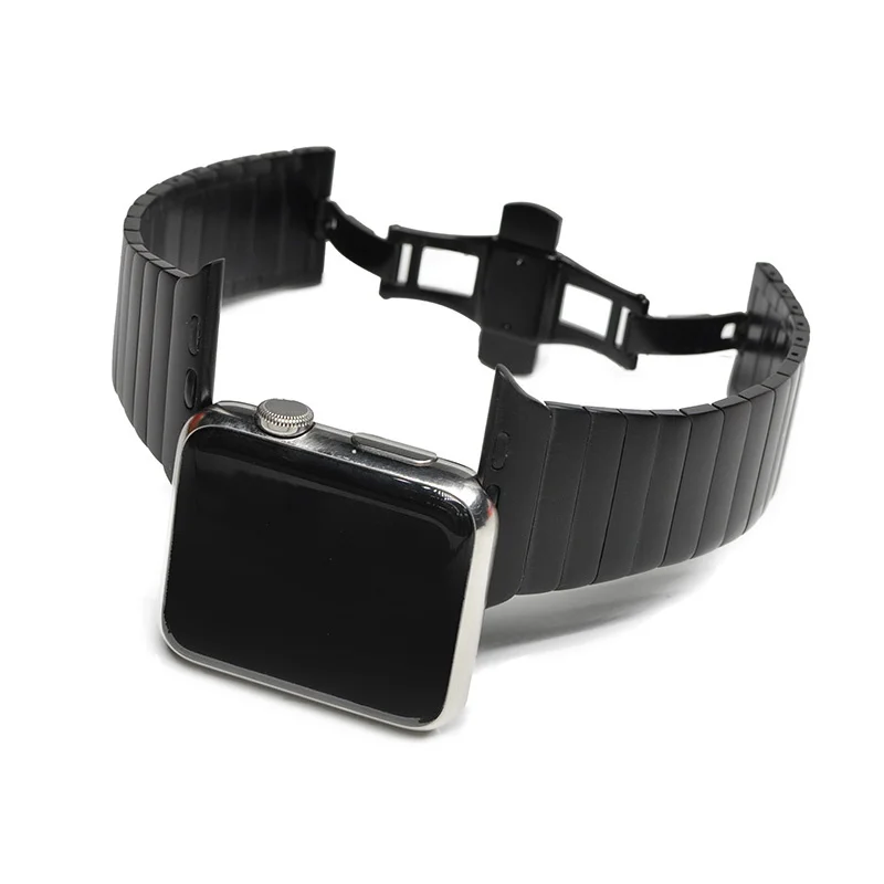 Steel strap Stainless for Apple Watch band 44mm 40mm iWatch 42mm/38mm Butterfly Metal Bracelet watch serie 5 4 3 se 6 | Наручные часы