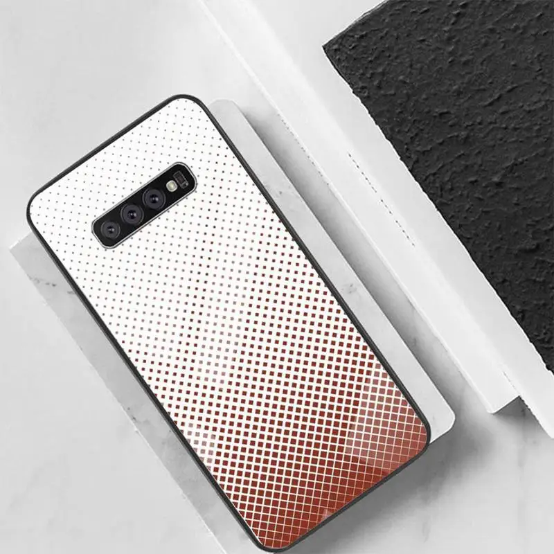 

Abstract Geometrical Phone Case Back Cover For Samsung Cases S20 Plus S10 NOTE 8 9 10 10PRO Tempered Glass Soft Silicone Edge