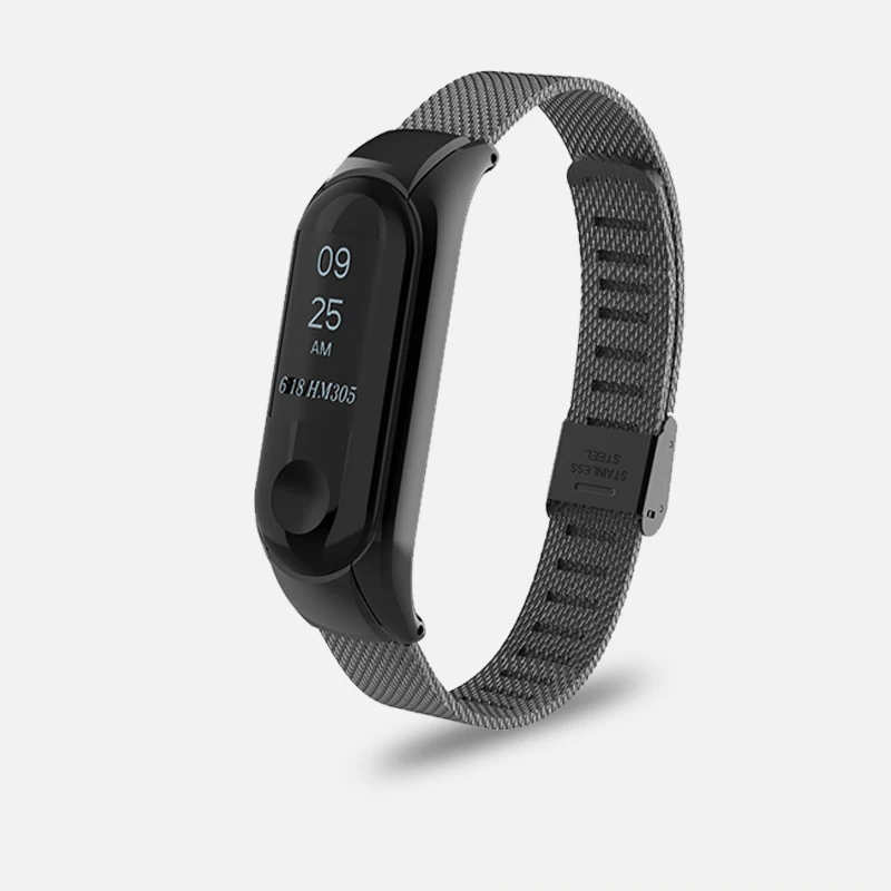 Металлический ремешок для часов Xiaomi Mi Band 4 браслет из нержавеющей стали 2 3|Ремешки