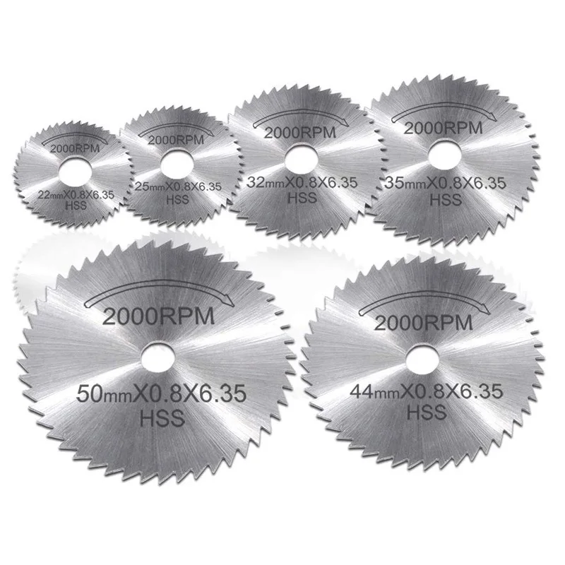 Металлический режущий диск из нержавеющей стали HSS пильный с 1 оправкой для