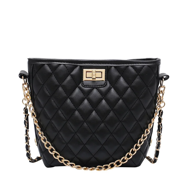 

2021 new women's bag chain ring-green small fragrance slant bag fashion one-shoulder bag women's small bag satchels