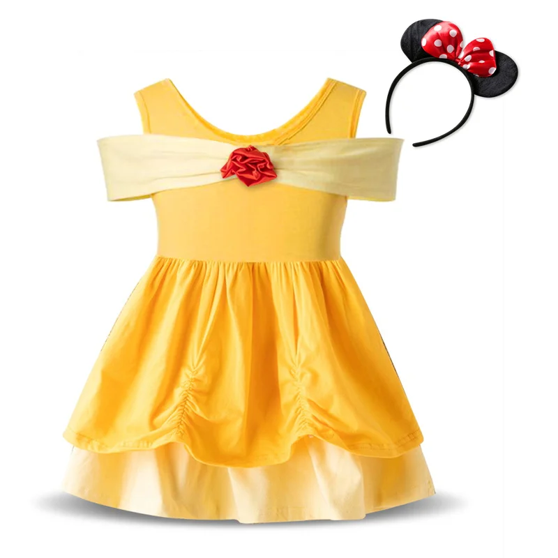 05 with Headband Необычные 1 год, платье для дня рождения на Пасху Косплэй платье с Минни Маус вверх Костюм для детей для маленьких девочек Костюмы для детей от 2 до 6 лет, одежда - Цвет: 05 with Headband