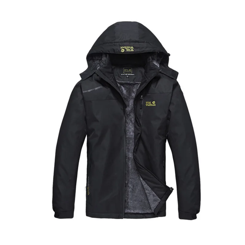Зимняя походная куртка Мужская Флисовая утепленная парка ветрозащитная