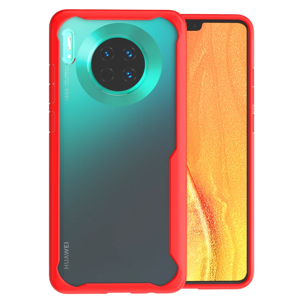 Для Huawei Mate 30 Чехол для задней панели ультра тонкий прозрачный чехол телефона с