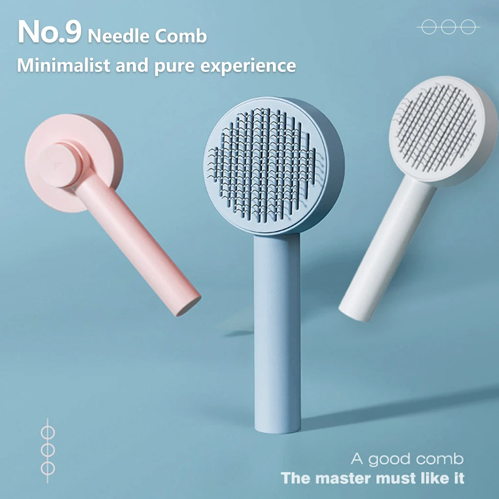 

Pet Comb with Massage Tips Dog Cat Undercoat Grooming Removes Undercoat Manual Large Shedding Beauty Brush Pets Supplies