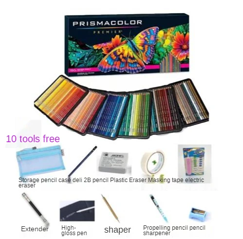 Prismacolor Premier карандаш цвета белый для эскизов с 10 инструментами рисования 12 24 48 72 96