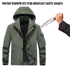 Мягкая куртка-невидимка, устойчивая к ударам, защита от порезов, защита от ударов, ФБР, спецназ, военная тактика, одежда против хакера M-8XL