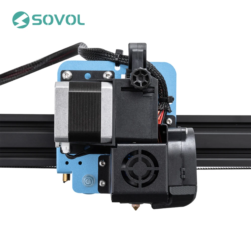 Newest 3D Printer Sovol SV01 Direct Drive Extruder Large Print Size 280*240*300mm Meanwell Power Supply Tempered Glass Bed