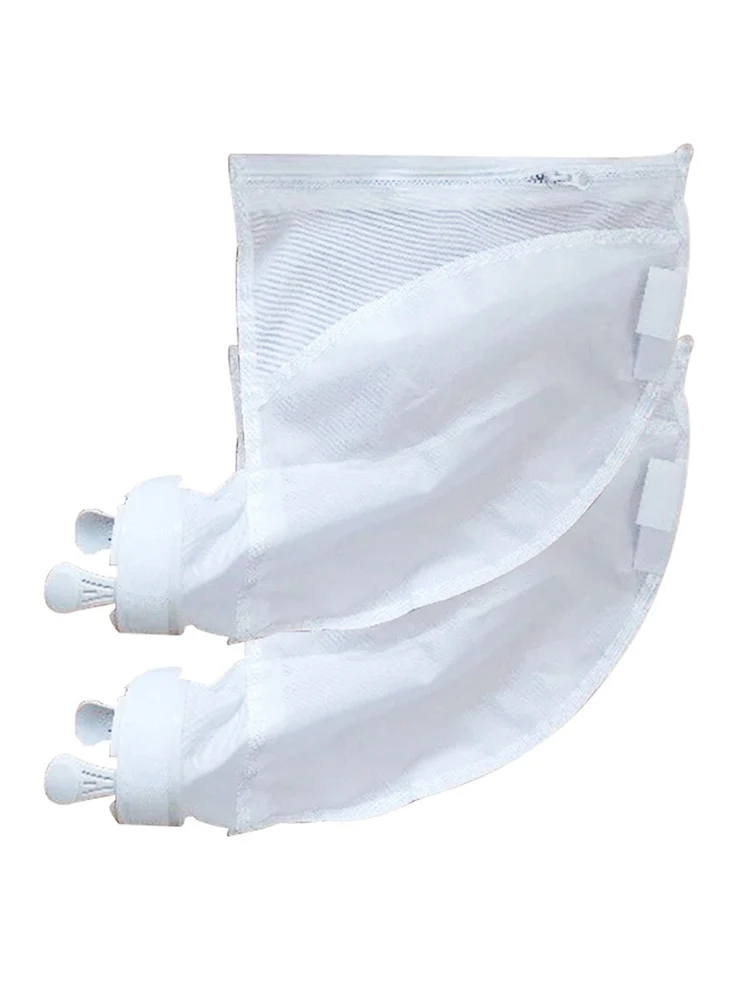 

2PCS Pool Cleaner Filter Bag Useful Durable Zipper Replacement Bags Pouches Pool Vacuum Cleaner For Polaris 280 480 Model