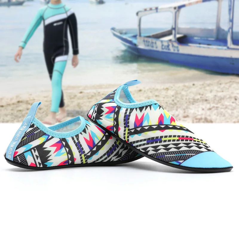 

Летняя Водная обувь, модная Уличная обувь для плавания, унисекс, нескользящая пляжная быстросохнущая обувь для плавания