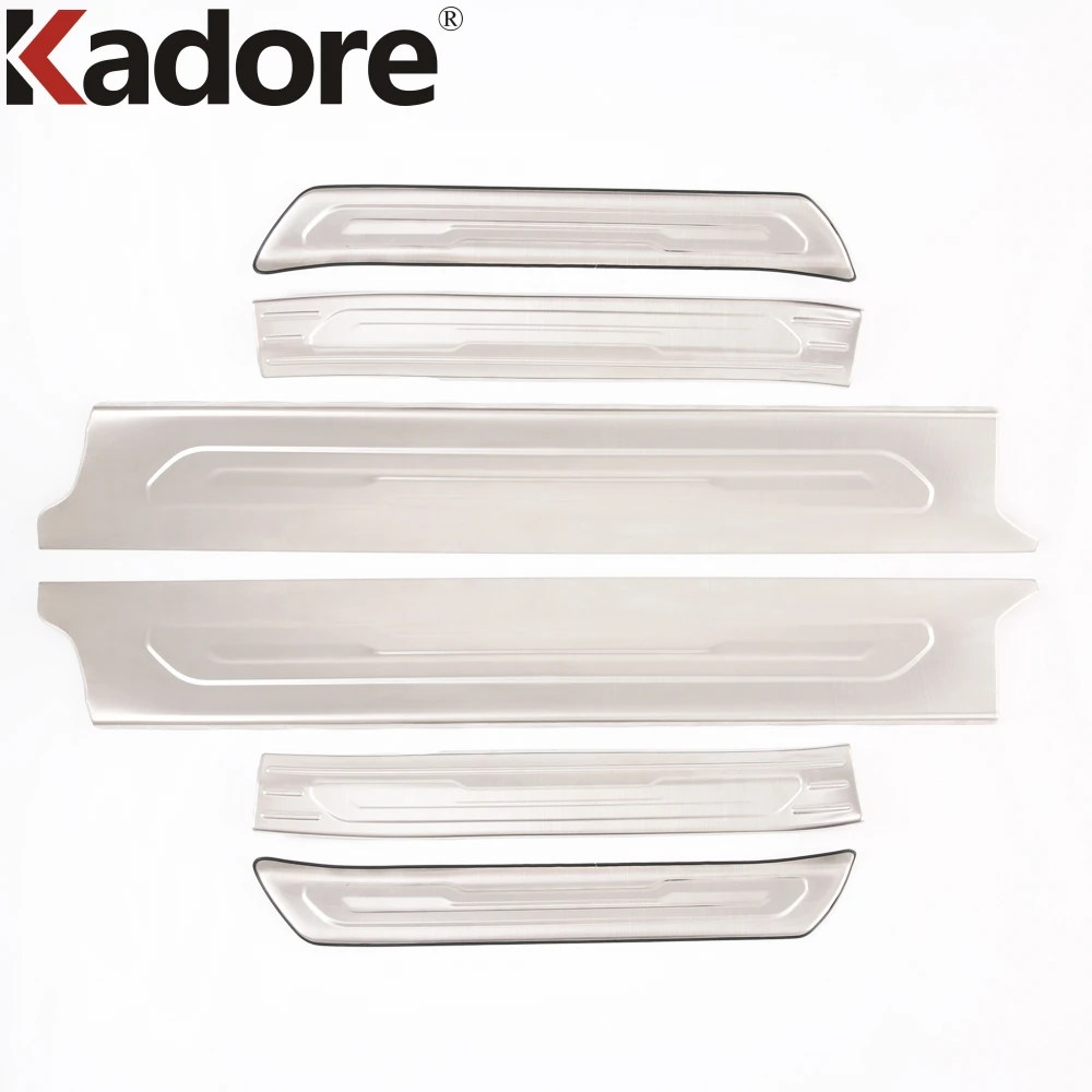 

Door Sill Plate For Kia Carnival 2020 2021 2022 Stainless Steel Outer Door Sill Protector Cover Trims Accessories Car Styling