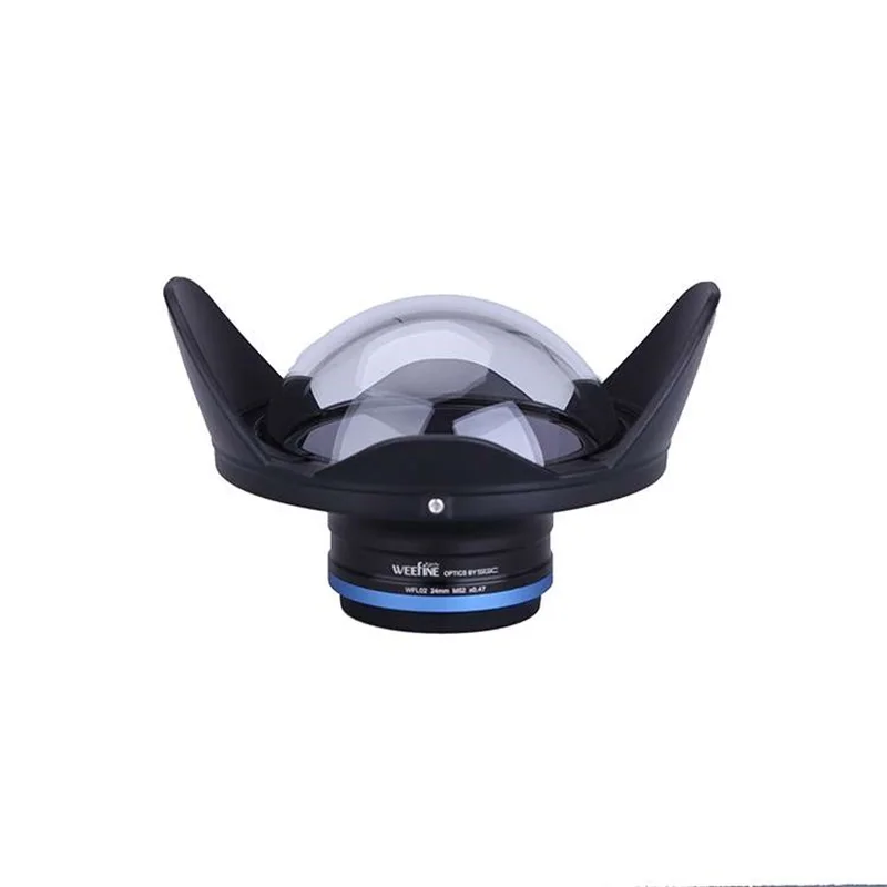 Широкоугольный объектив Divng M52 52 мм Weefine WFL02 Dome Fisheye 24 резьба WFA57 магнитный для