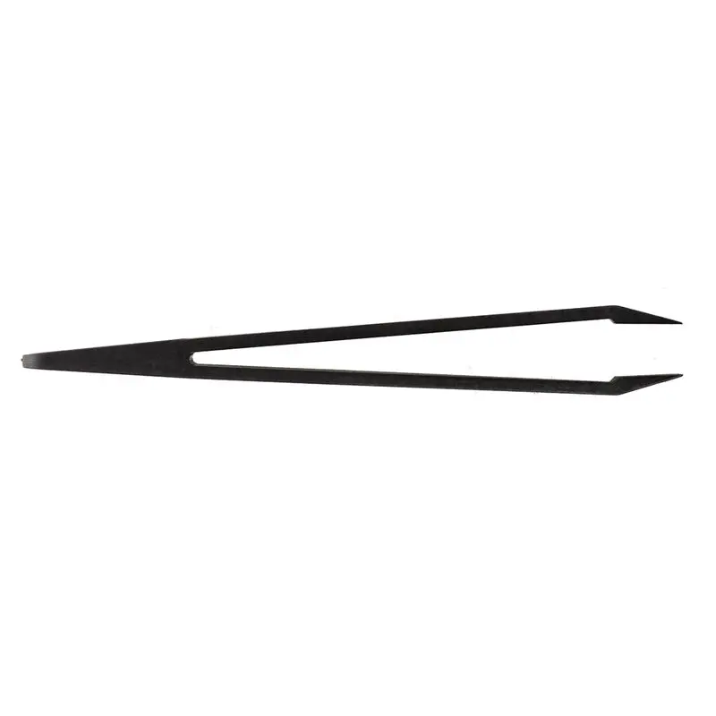 

Manual Tool Black Plastic Flat Tip Anti-static Tweezers