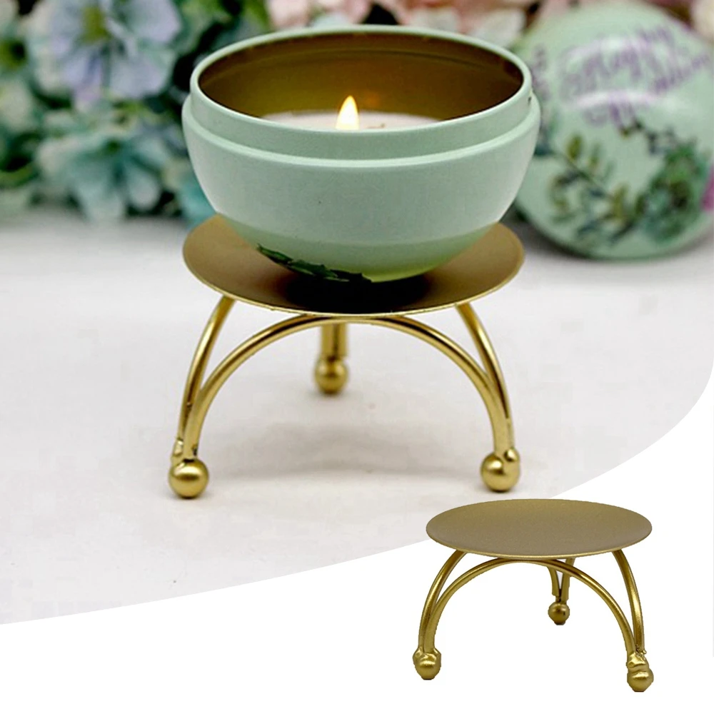 2 шт./компл. геометрический Круглый Подсвечник украшение для дома и свадьбы