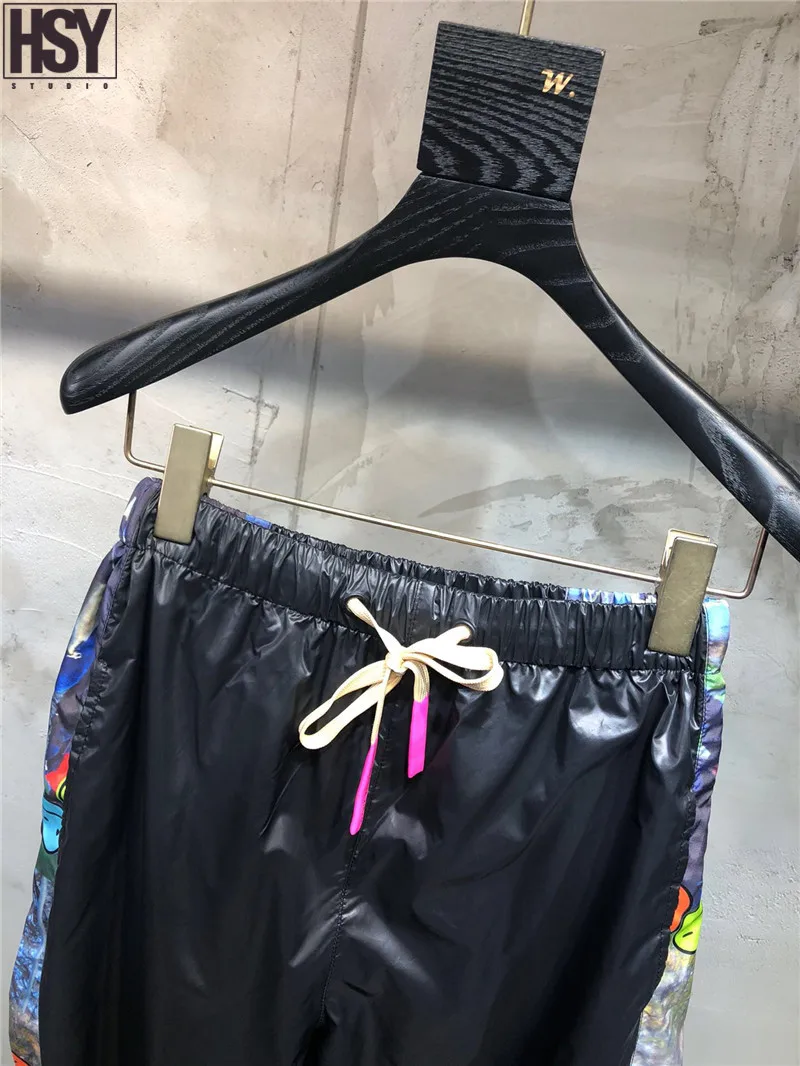 【HSY】2019 осень зима новые женские уличные спортивные Мультяшные печатные шнурок