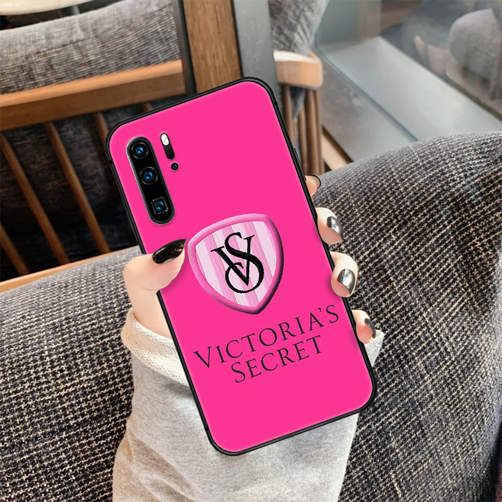 

Victoria VS love Pink Phone Case For Huawei P Mate 10 20 30 40 Lite Pro smart Z 2019 nova 5t Black Prime 3D Cell Silicone Bumper