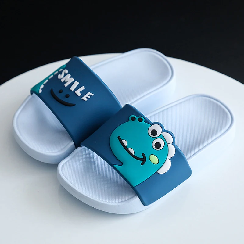 Летние тапочки с динозаврами детские обувь для мальчиков и девочек дома ванной