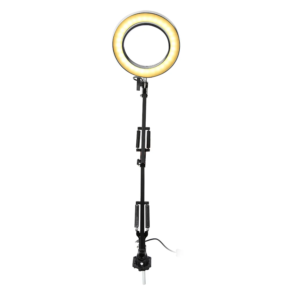Foldable 8W USB LED Table Lamp Dimming Desk Reading Light with 5X Large Magnifying Glass Magnifier Nail Beauty | Красота и здоровье