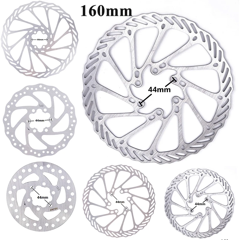 

140/160/180/203mm 6PCS Bolts Brake Disc Rotors Road MTB Bicycle Cycling Durable Perfect Flatness Incredible Smoothness