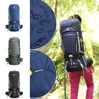 60l camping backpack womanman travel hiking waterproof trekking bag mountain sport outdoor rucksack with rain cover