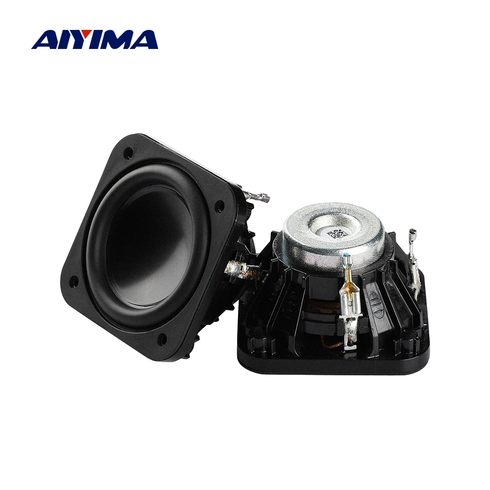 3 дюймовый Полнодиапазонный динамик AIYIMA Audio 8 Ом 20 50 Вт Hifi алюминиевый конус
