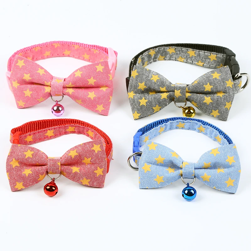 600 шт./лот новый регулируемый милый галстук ошейник для собак кошек питомцев