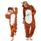 Пижама для мальчиков и девочек, с изображением тигра кугуруми, единорога