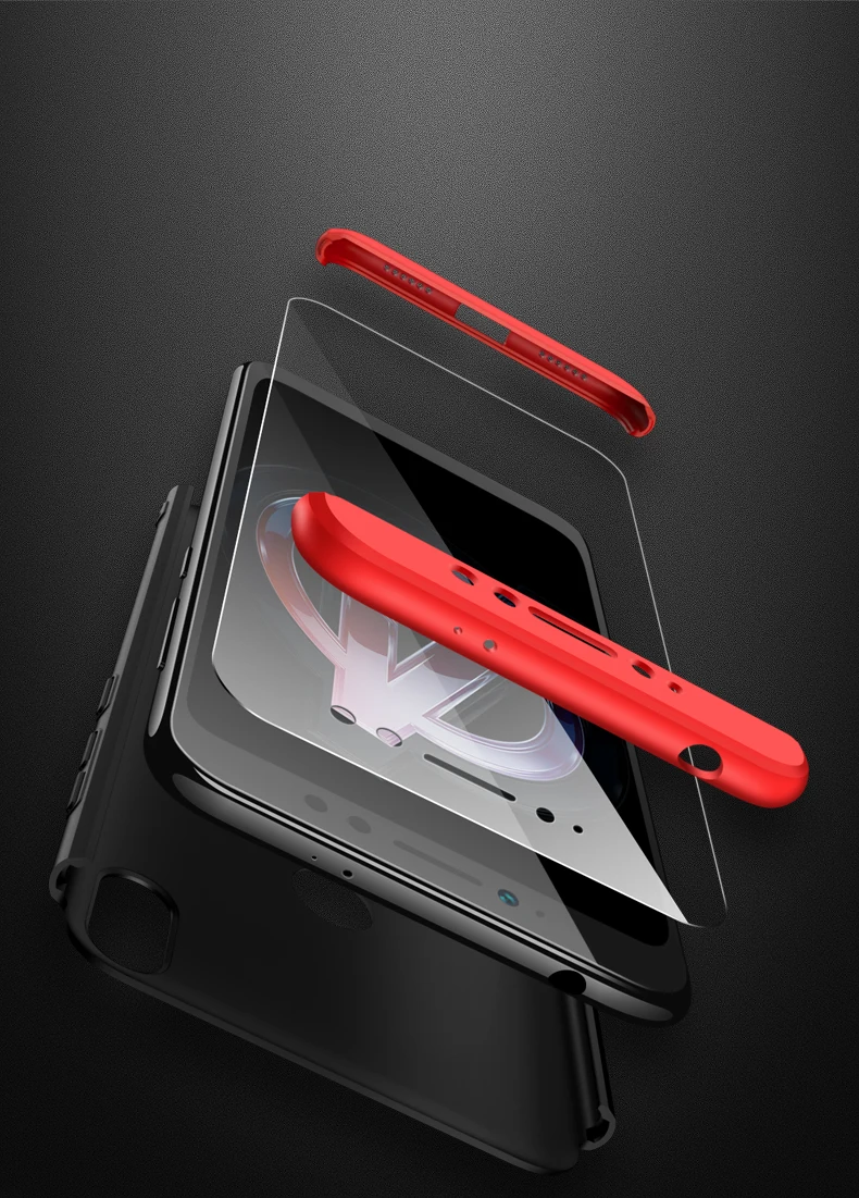 Чехол GKK 360 с полной защитой для Xiao mi Red mi S2 A2 Lite 4X6 pro 6A 7, жесткий матовый чехол для Xiaomi mi A2 A3 8 Lite 9 SE