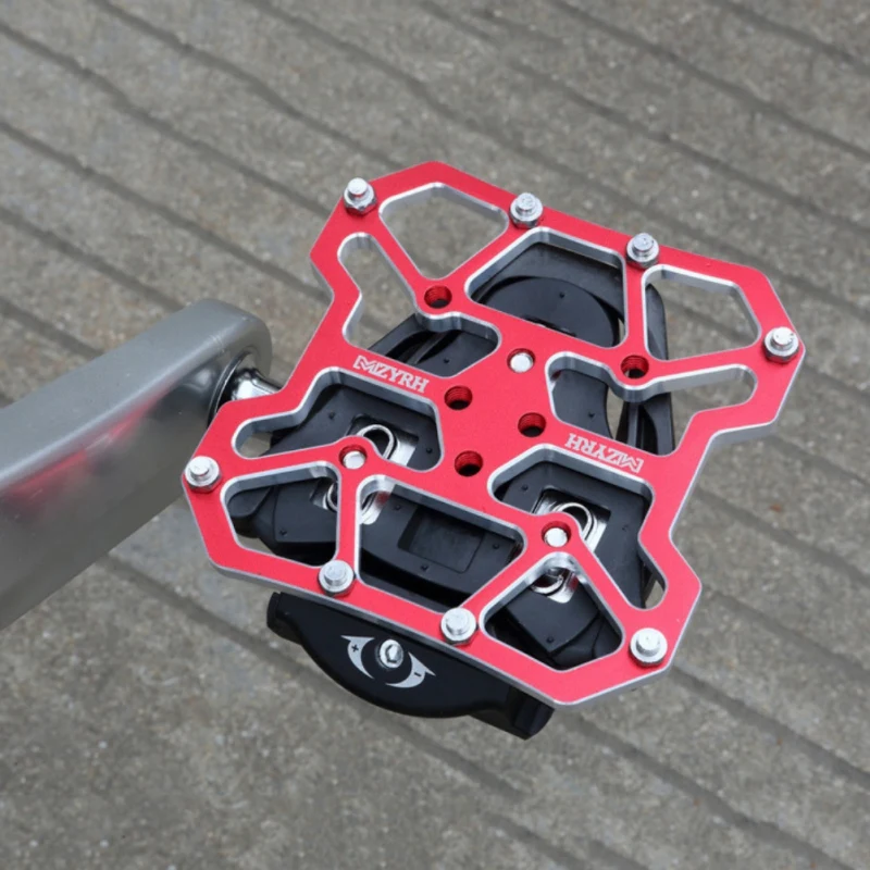 Резиновая подкладка защитный рукав и самоблокирующийся шипы для педалей езды на