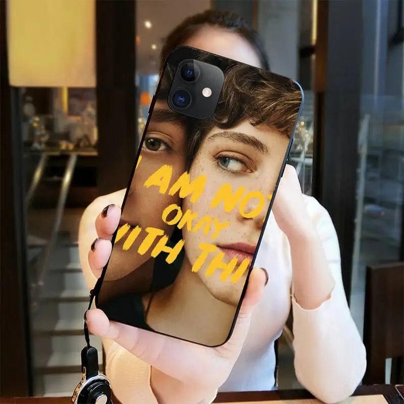 Чехол для телефона NBDRUICAI с надписью I am not нормально по мотивам фильма art Poserts Apple