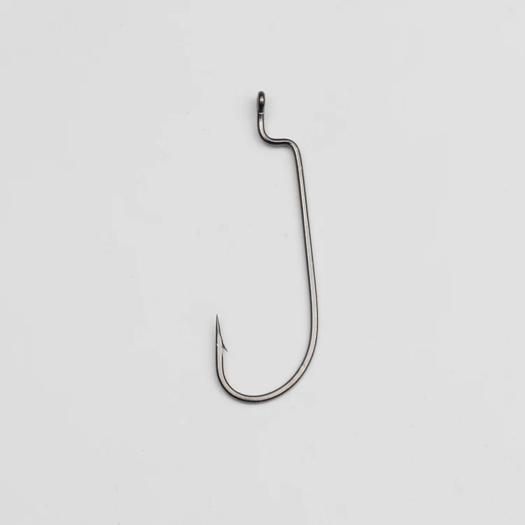 50 шт./лот рыболовный крючок из углеродистой стали с широкой рукояткой для мягкой